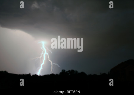 Notte temporale, Texas, Stati Uniti d'America Foto Stock