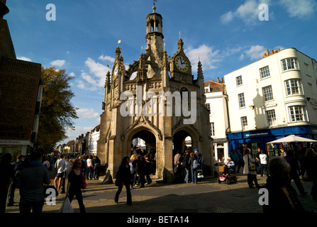 La croce di mercato a Chichester Town Center, West Sussex, Regno Unito Foto Stock