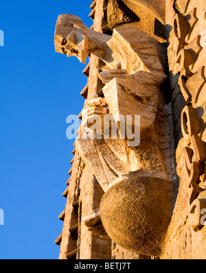 Dettaglio della facciata della Passione. Foto Stock