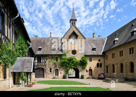 Abbazia di Orval / Abbaye Notre Dame d'Orval, monastero cistercense a Villers-DEVANT-Orval, FLORENVILLE, Ardenne belghe, Belgio Foto Stock