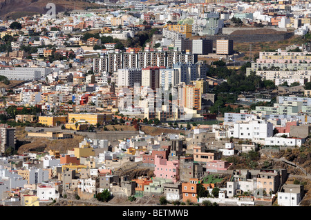 Zona residenziale a Santa Cruz de Tenerife, Isole Canarie, Spagna Foto Stock