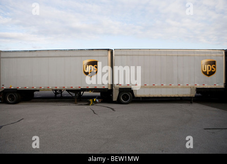 18 Ottobre 2009 - Frederick, Maryland - il gigante delle spedizioni UPS è impostato per annunciare il suo terzo trimestre utile relazione su ottobre 22. Foto Stock