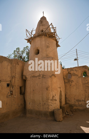 Città vecchia di oasi Bahariya, Bahariya oasi nel deserto libico, Egitto Foto Stock