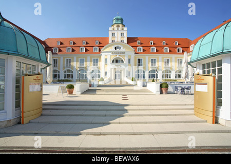 Il Kurhaus di Binz, isola di Rügen, Germania, punto di fuga Foto Stock