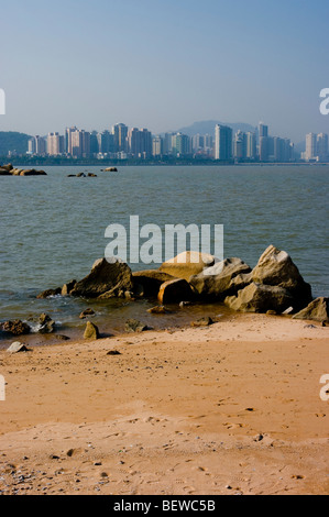 Spiaggia di Zhuhai, Cina Foto Stock