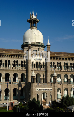 Kuala Lumpur vecchio treno o in stazione ferroviaria Rail edificio amministrativo (1913-17) di A.B. Hubbock Kuala Lumpur in Malesia Foto Stock