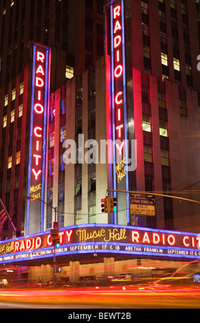 Radio City Music Hall di New York Foto Stock