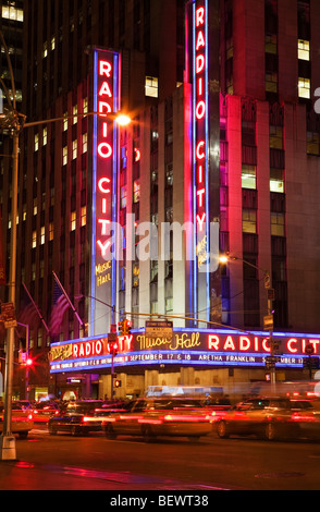 Radio City Music Hall di New York Foto Stock