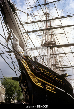 Regno Unito, Londra Greenwich, il Cutty Sark mondi sopravvivono solo estrema clipper Foto Stock