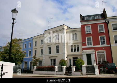 Clarendon Road, W11, quartiere di Kensington e Chelsea, Londra Foto Stock