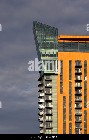 Appartamenti di lusso, Skyline Central, Rochdale Road, Ancoats, Manchester, Regno Unito Foto Stock