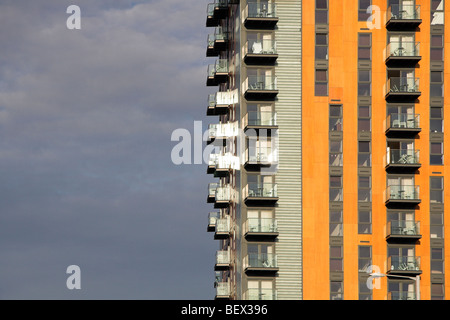 Appartamenti di lusso, Skyline Central, Rochdale Road, Ancoats, Manchester, Regno Unito Foto Stock