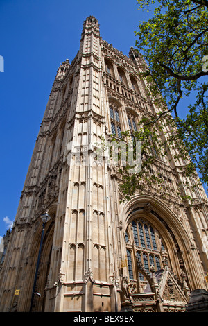 Palazzo di Westminster a Londra, Inghilterra Foto Stock