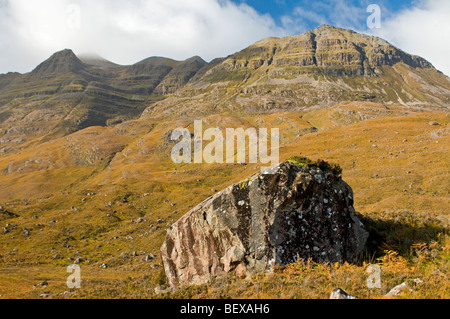 Beinn Eighe, Torridon, Wester Ross, Scozia. SCO 5414. Foto Stock