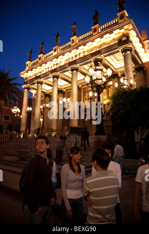 Teatro Juarez, Guanajuato, Messico Foto Stock