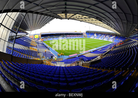 Vista interna del St Andrews Stadium, casa di Birmingham City Football Club Foto Stock