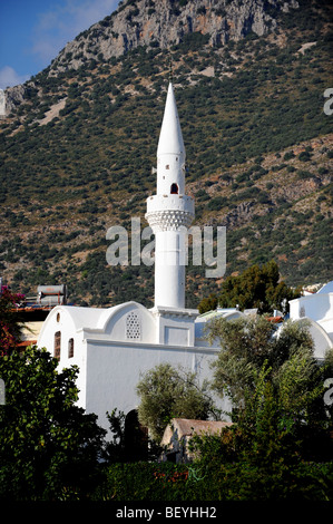 La moschea nel centro di kalkan Foto Stock