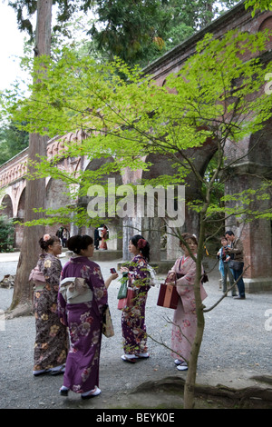 Keage Canal aquaduct a Nanzen-ji, Kyoto, Giappone, sabato 24 ottobre 2009. Foto Stock