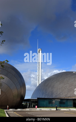 Il Glasgow Science Centre e Torre di Glasgow Foto Stock