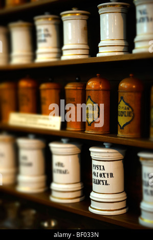 La vecchia farmacia museum - Sopron, Ungheria Foto Stock