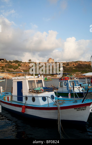 Il porto di Agios Georgios Pegeias nella parte occidentale di Cipro Foto Stock