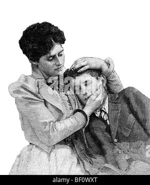 Lenitivo, illustrazione storico da: Anna Fischer Dueckelmann: la donna come un medico di famiglia, seconda edizione, Stuttgart, 1907, p Foto Stock