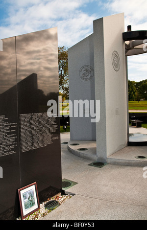 Illinois Guerra del Vietnam Veterans Memorial. Foto Stock