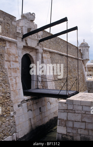 Forte da Ponta da bandeira, Lagos, algarve, portogallo Foto Stock