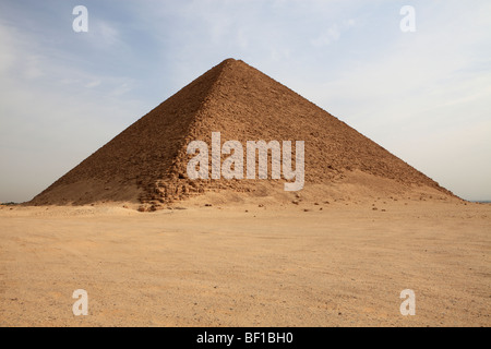 A nord di piramide di Snefuru - Dashur, Egitto Foto Stock