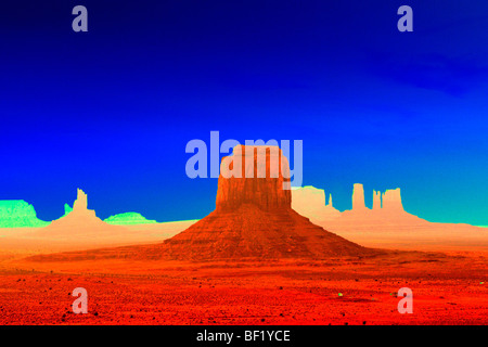 Mesas della Monument Valley Arizona-Utah Navajo Nation USA Foto Stock