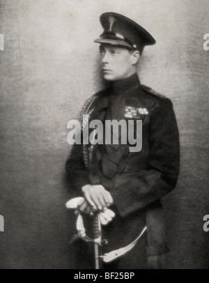 Il Principe di Galles più tardi re Edward VIII d'Inghilterra, 1894 a 1972. Foto Stock