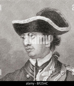 William Howe, 5th Visconte Howe, 1729 – 1814. Ufficiale dell'esercito britannico. H Comandante-in-Capo delle forze terrestri britanniche nelle colonie Foto Stock