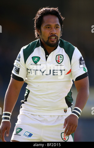 SEILALA MAPUSUA LONDON IRISH RU HEADINGLEY CARNEGIE LEEDS INGHILTERRA 20 Settembre 2009 Foto Stock