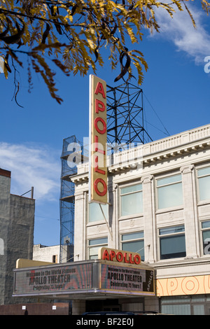 Apollo Theatre, 125th Street Harlem, Manhattan, New York City Foto Stock
