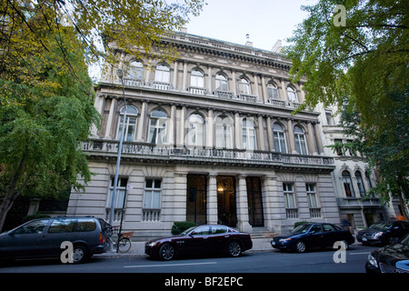 Ex Pulitzer Mansion è ora appartamenti, Upper East Side di Manhattan, New York City Foto Stock