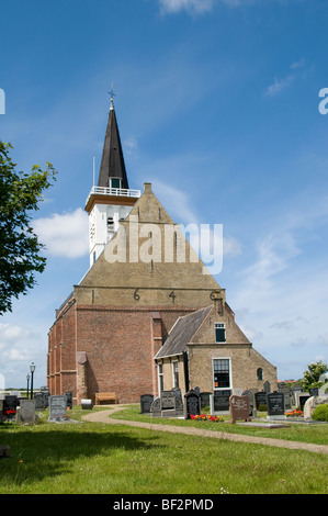 Texel Paesi Bassi Olanda Den Hoorn Chiesa Foto Stock