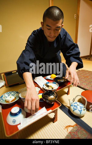 Shojin Ryori a Ekoin Shukubo in Koyasan Foto Stock