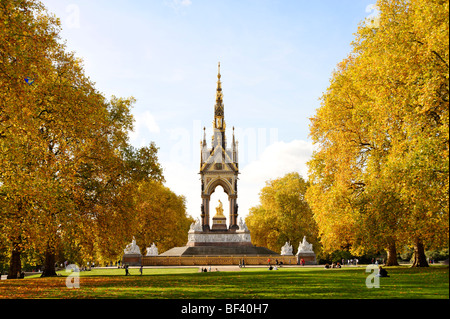 Albert Memorial. Hyde Park. Londra. Regno Unito 2009. Foto Stock