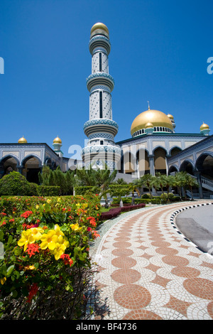 Jame'ASR Hassanil Bolkiah moschea, Bandar Seri Begawan, Brunei Darussalam, giovedì, 23 luglio, 2009. Foto Stock