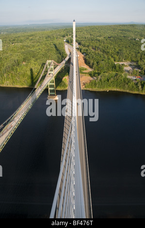 Penobscot Narrows - Bucksport ME Foto Stock