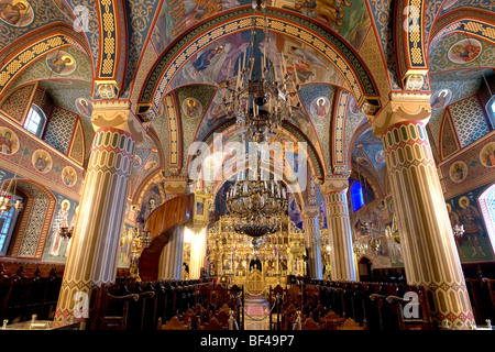 Il Monastero Kykkos chiesa nei Monti Troodos, Cipro, Grecia, Europa Foto Stock