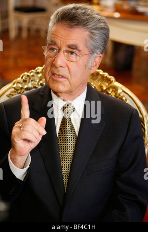 Il dott. Heinz Fischer, il Presidente Federale della Repubblica d' Austria Foto Stock