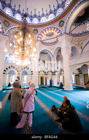 La Moschea Sehitlik in Berlin-Neukoelln, Germania, Europa Foto Stock