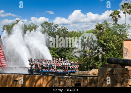 SheiKra ride, Busch Gardens Tampa, Florida, Stati Uniti d'America Foto Stock