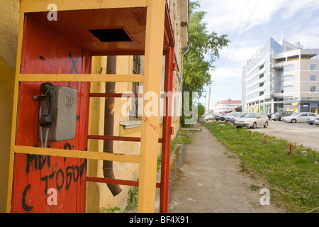 Scene di strada nella mescolanza degli Urali di Ekaterinburg in Russia Foto Stock