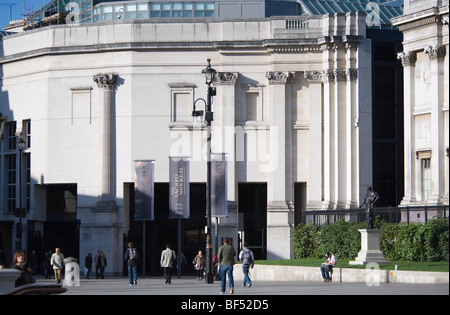 La Sainsbury Wing della National Gallery, Trafalgar Square, Londra Foto Stock