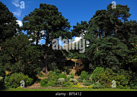 Giardini di Kiftsgate Court Gardens, mickleton, Chipping Campden, Gloucestershire, England, Regno Unito, Europa Foto Stock