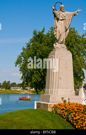 Villaggio di Saint Jean Sur Richelieu tra i più bei villaggi del Québec sulle rive del fiume Richelieu Foto Stock