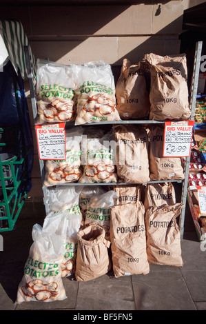 10kg di sacchi di patate Foto Stock