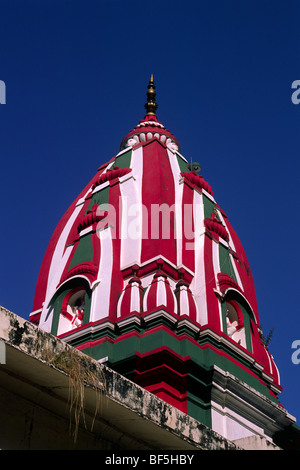 India, Uttarakhand, Rishikesh, Lakshman Jhula Foto Stock